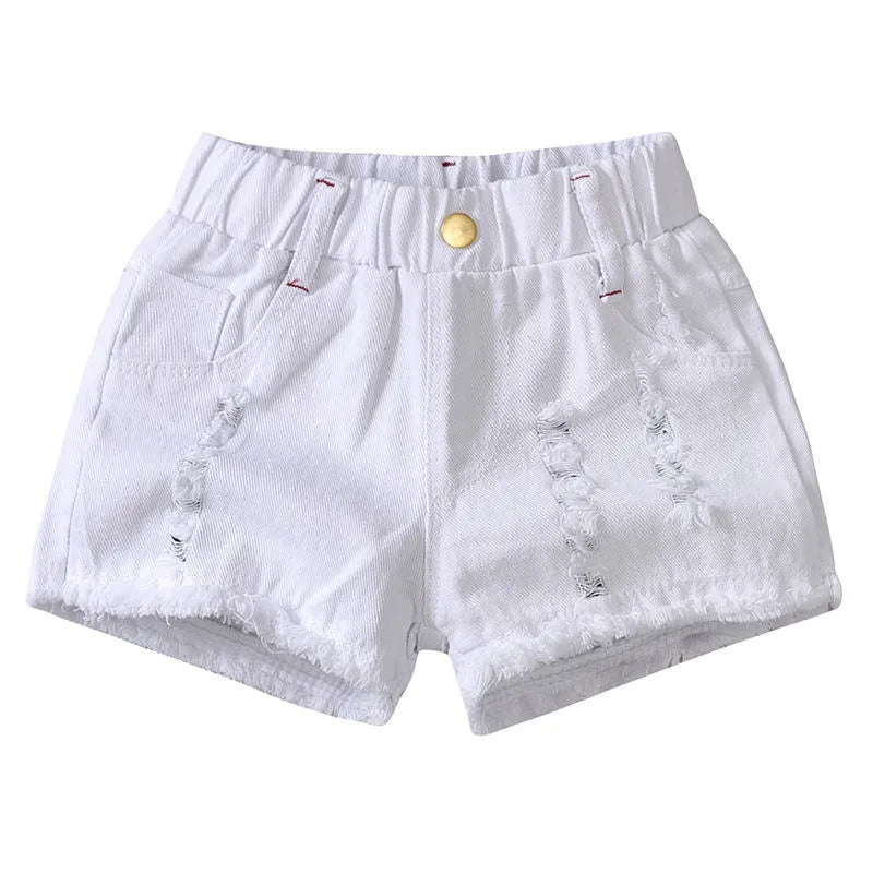 VIDMID Girls cotton Denim jeans Shorts Girls children Thin Soft Trousers Jeans Kids Children Casual Clothes Clothing P164